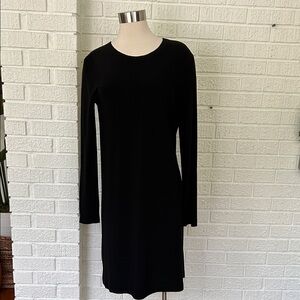 Norma Kamali Classic Black Long Sleeve Dress
